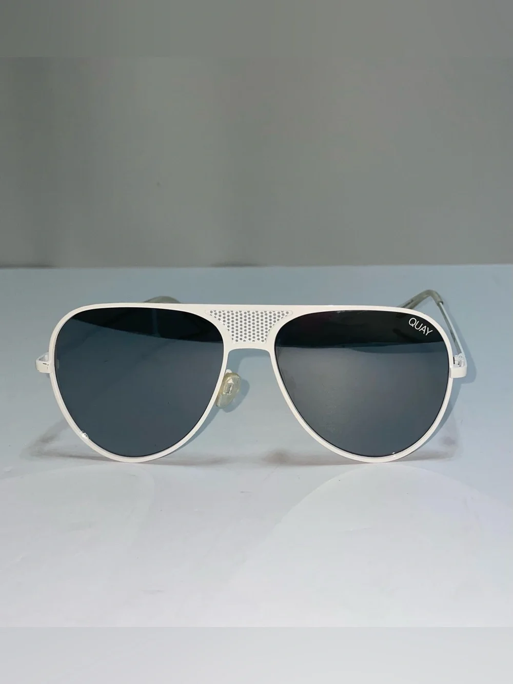 Quay x Kylie Iconic Sunglasses in White